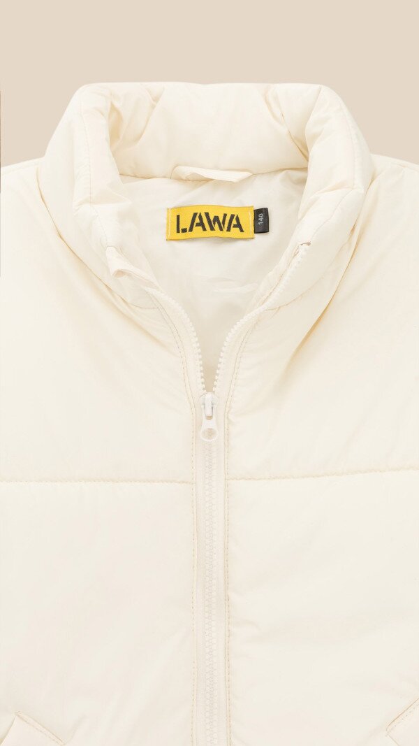 Жилет однотонний для дівчинки LAWA GBC02364 140 см Молочний shop (2000999519819)  Фото №2