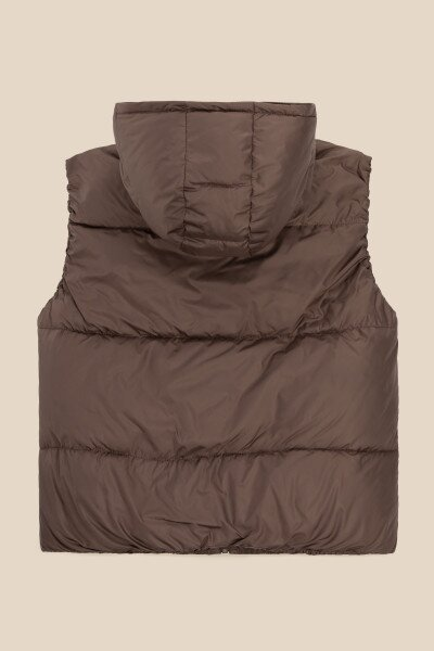 Жилет утеплений для дівчинки LAWA GBC02332 122 см Шоколад shop (2000991035638)  Фото №11