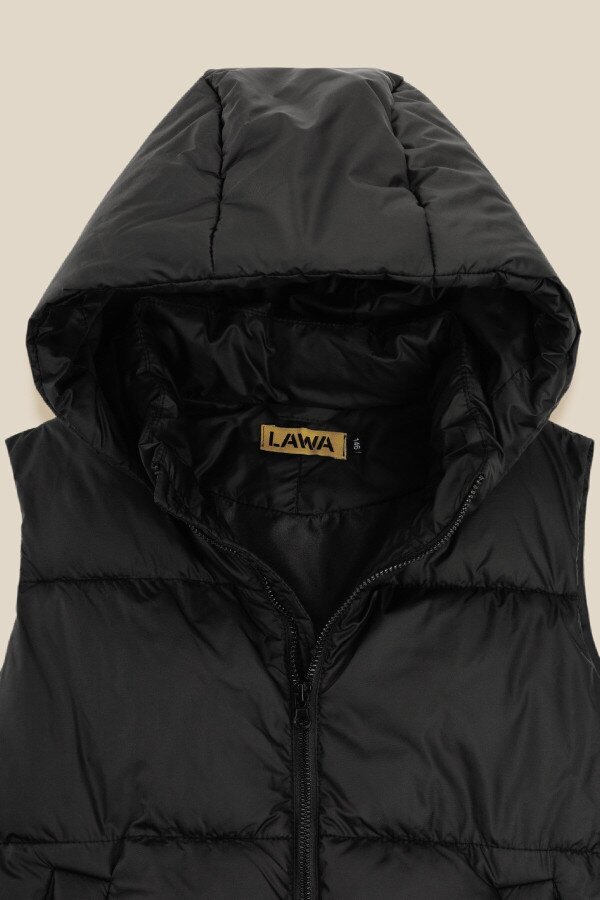 Жилет утеплений для хлопчика LAWA BBC02313 158 см Чорний shop (2000991041530)  Фото №7