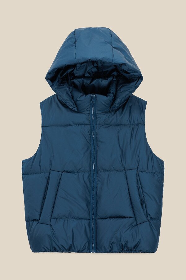 Жилет утеплений для хлопчика LAWA BBC02313 122 см Синій shop (2000991050976)  Фото №7